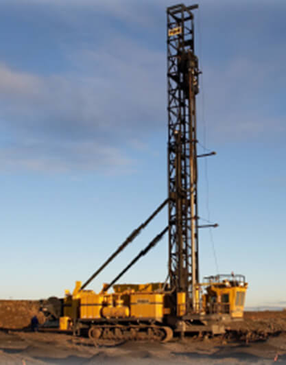 Photo of a Blast Hole Drilling Rig