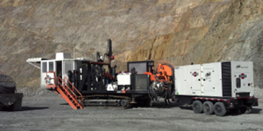 Photo of an Exploration Drill Rig
