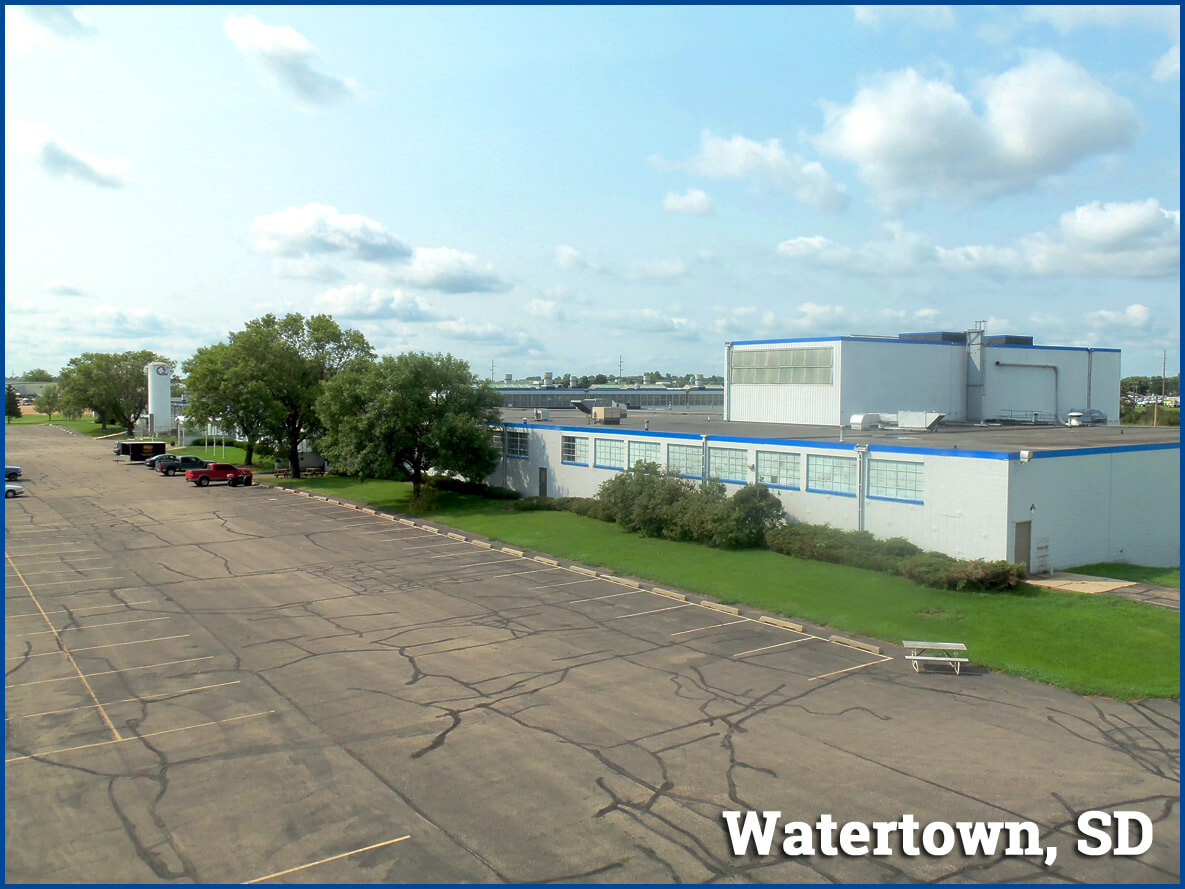 Outdoor aerial photo of the facility in Watertown, SD